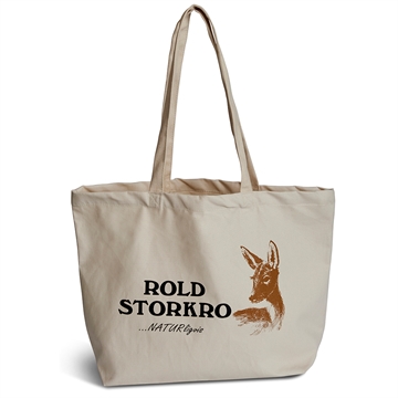 Bomuld taske shopper med firma logo tryk bæredygtig